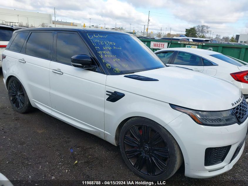 2019 Land Rover Range Rover Sport VIN: SALWV2SV6KA848101 Lot: 11988788