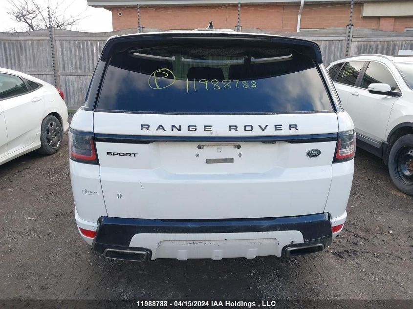 2019 Land Rover Range Rover Sport VIN: SALWV2SV6KA848101 Lot: 11988788