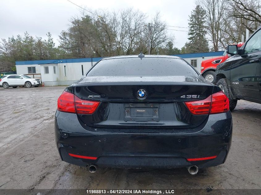 2014 BMW 4 Series 435I xDrive VIN: WBA3R5C55EF784510 Lot: 11988813