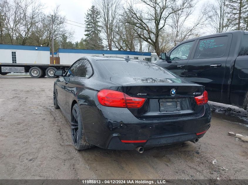 2014 BMW 4 Series 435I xDrive VIN: WBA3R5C55EF784510 Lot: 11988813