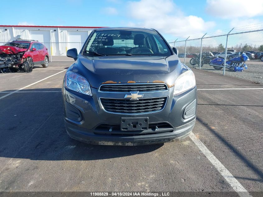2013 Chevrolet Trax VIN: 3GNCJKSB8DL158302 Lot: 11988829