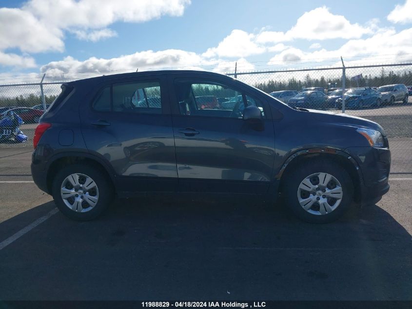 2013 Chevrolet Trax VIN: 3GNCJKSB8DL158302 Lot: 11988829