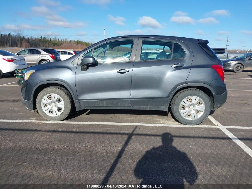 2013 Chevrolet Trax VIN: 3GNCJKSB8DL158302 Lot: 11988829