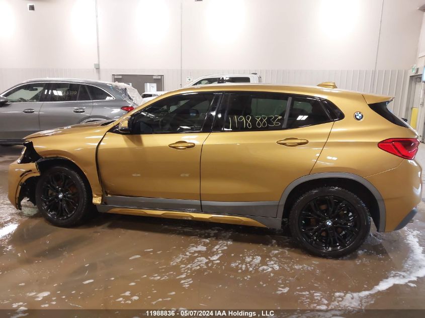 2018 BMW X2 VIN: WBXYJ5C39JEF76814 Lot: 11988836