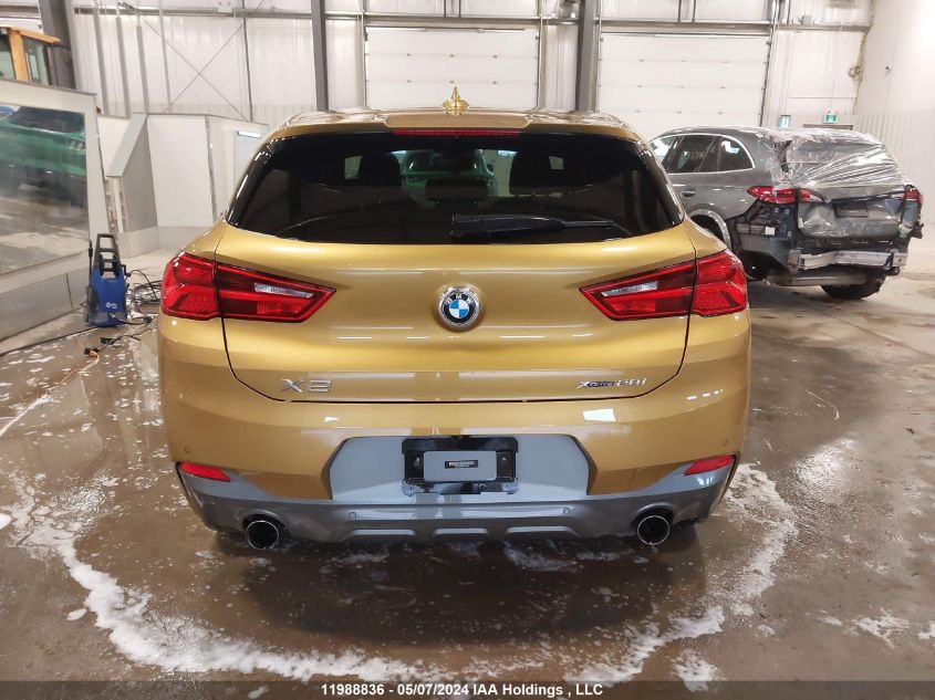 2018 BMW X2 VIN: WBXYJ5C39JEF76814 Lot: 11988836