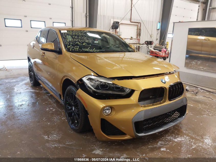 2018 BMW X2 VIN: WBXYJ5C39JEF76814 Lot: 11988836