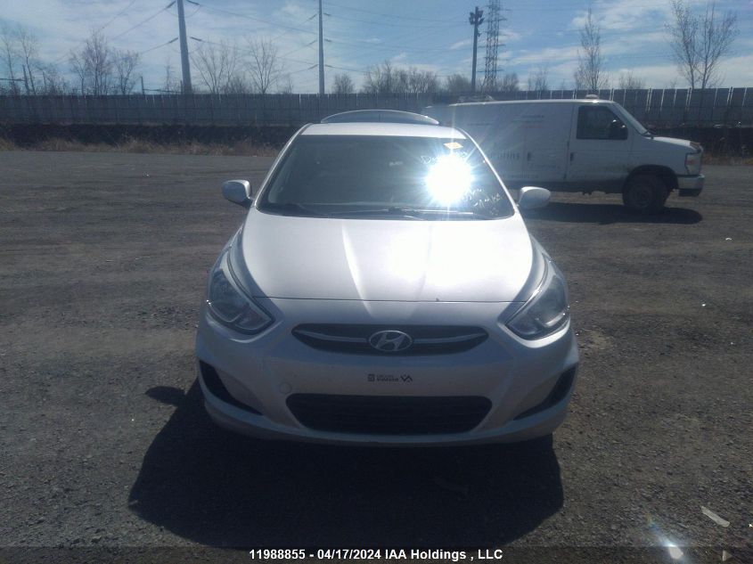 2015 Hyundai Accent Gls VIN: KMHCT4AE5FU939843 Lot: 11988855