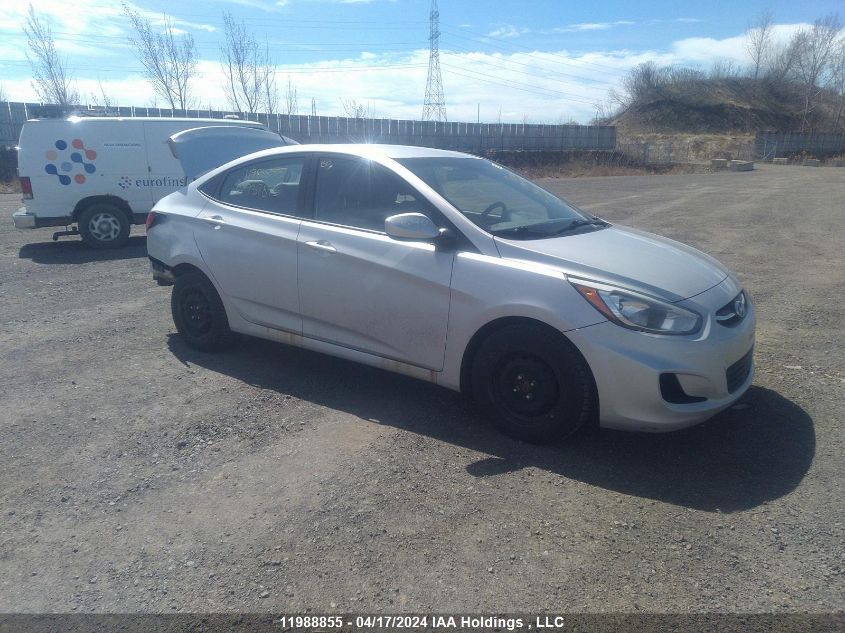 2015 Hyundai Accent Gls VIN: KMHCT4AE5FU939843 Lot: 11988855