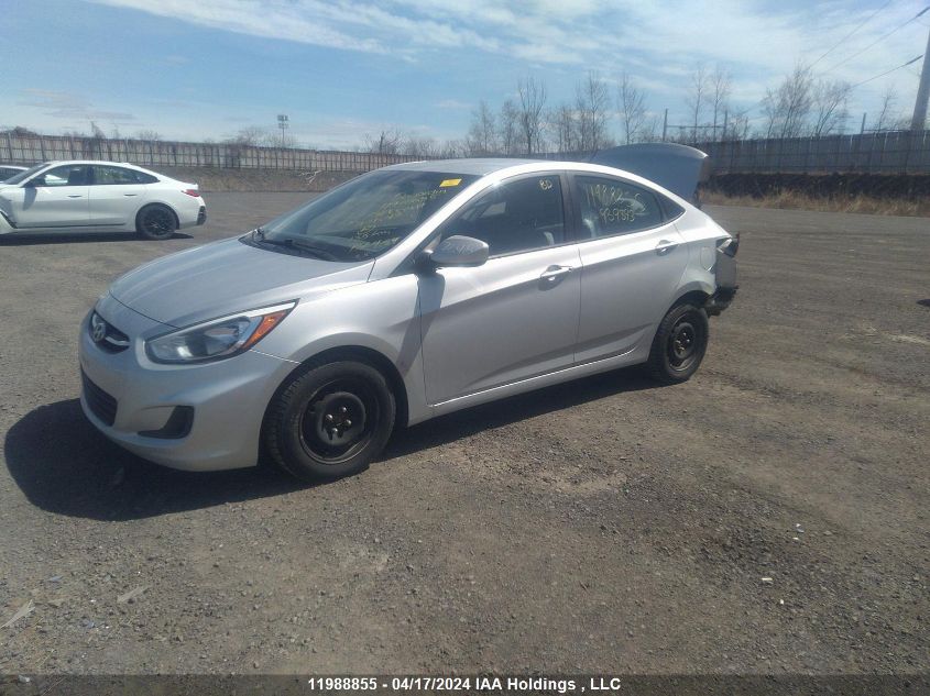 2015 Hyundai Accent Gls VIN: KMHCT4AE5FU939843 Lot: 11988855