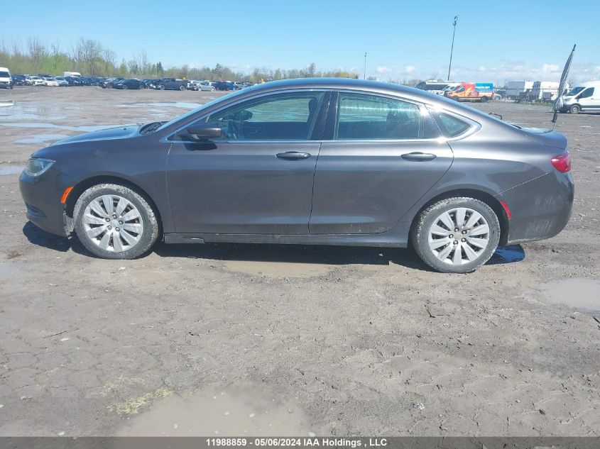 2015 Chrysler 200 Lx VIN: 1C3CCCFBXFN735194 Lot: 11988859