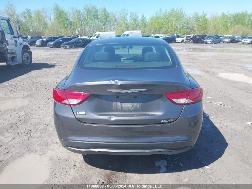 2015 Chrysler 200 Lx VIN: 1C3CCCFBXFN735194 Lot: 11988859