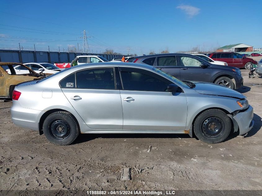 2011 Volkswagen Jetta Sedan VIN: 3VW1K7AJ1BM385192 Lot: 11988882