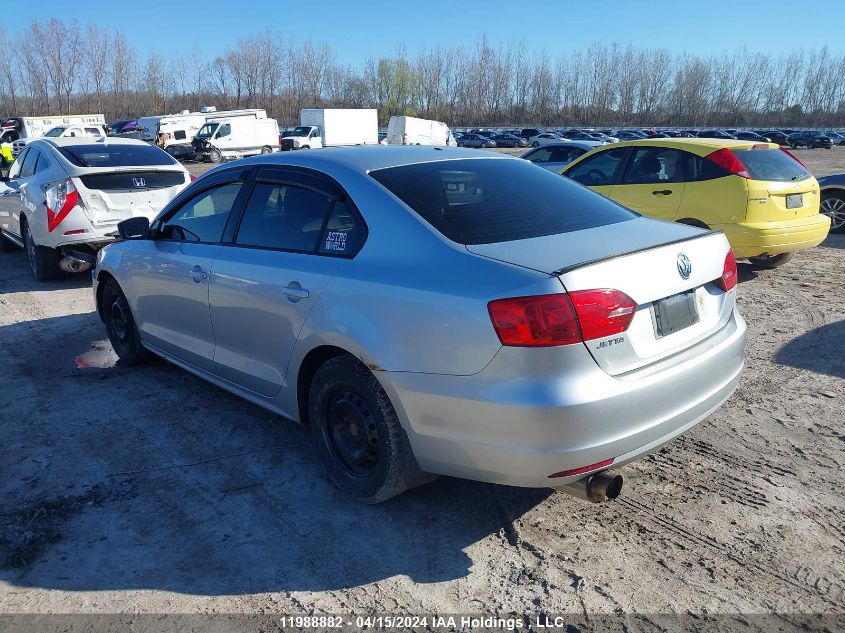 2011 Volkswagen Jetta Sedan VIN: 3VW1K7AJ1BM385192 Lot: 11988882