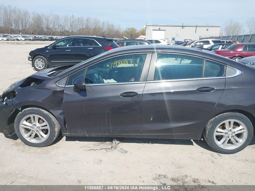 2016 Chevrolet Cruze Lt VIN: 1G1BE5SM5G7244714 Lot: 11988887