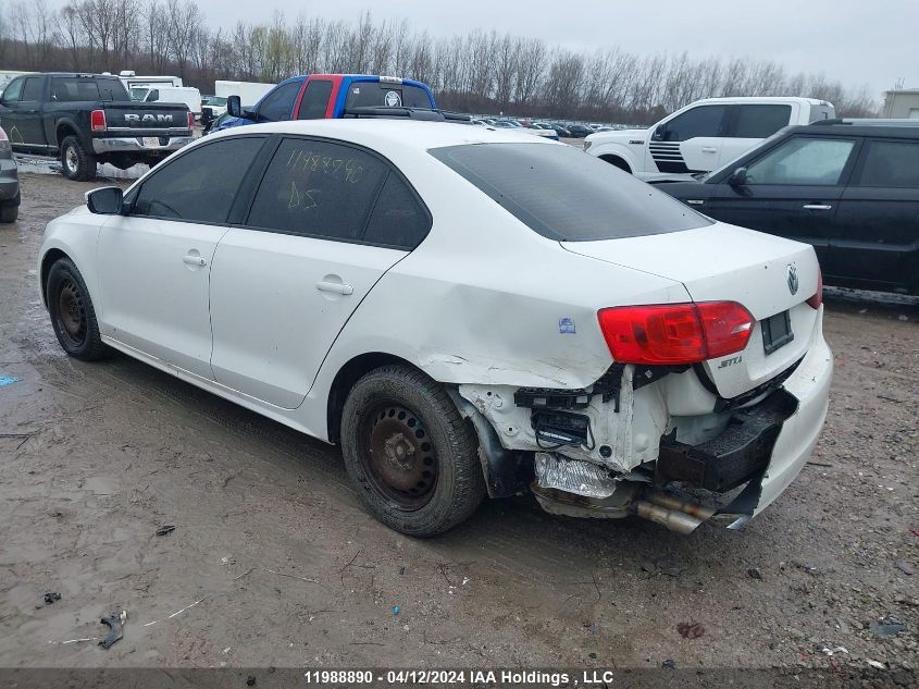 2013 Volkswagen Jetta Sedan VIN: 3VWDK7AJ6DM366010 Lot: 11988890