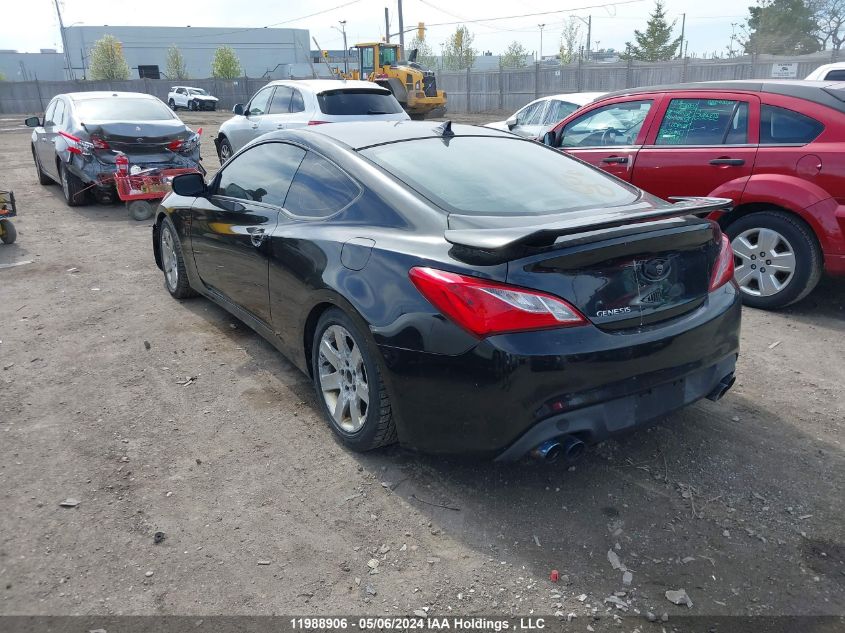 2010 Hyundai Genesis Coupe 2.0T VIN: KMHHT6KDXAU030741 Lot: 11988906