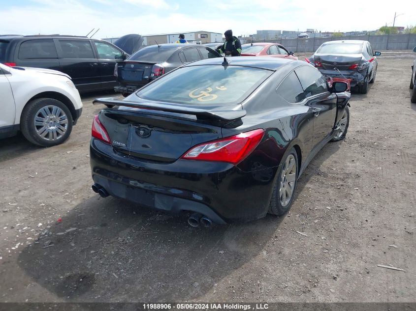 2010 Hyundai Genesis Coupe 2.0T VIN: KMHHT6KDXAU030741 Lot: 11988906