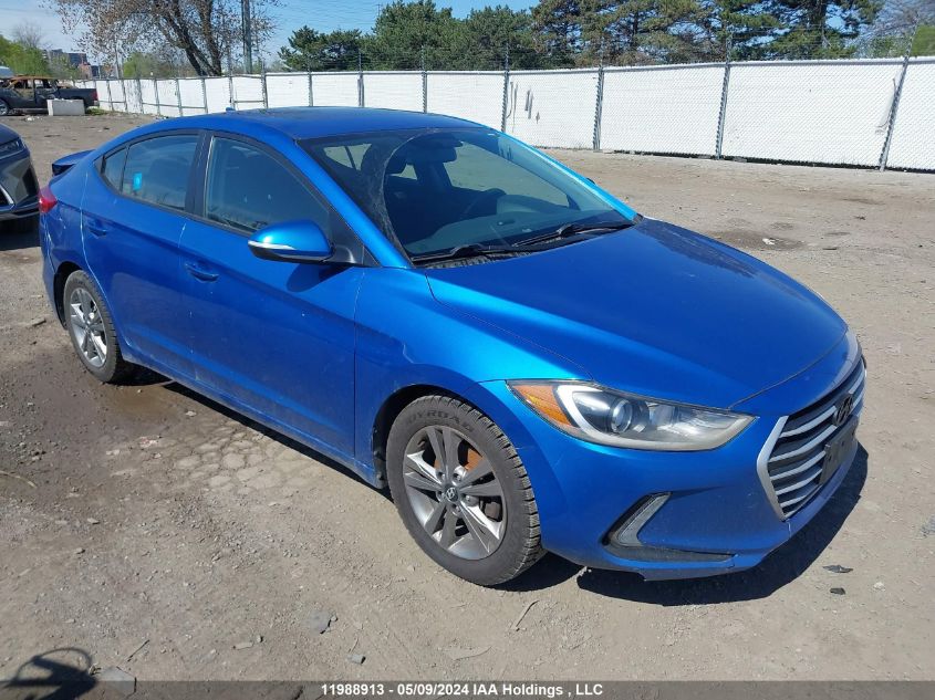 2018 Hyundai Elantra Gl Se VIN: KMHD84LF6JU528696 Lot: 11988913