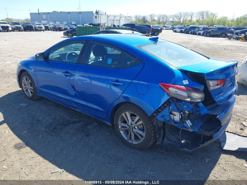 2018 Hyundai Elantra Gl Se VIN: KMHD84LF6JU528696 Lot: 11988913