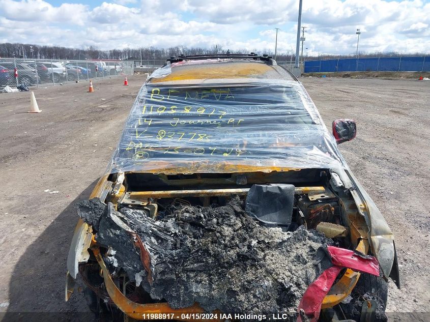 2014 Dodge Journey R/T VIN: 3C4PDDFG5ET237785 Lot: 11988917