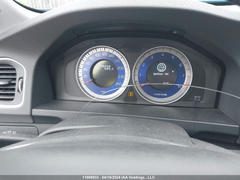 2013 Volvo S60 VIN: YV1902FH0D2195652 Lot: 11988933