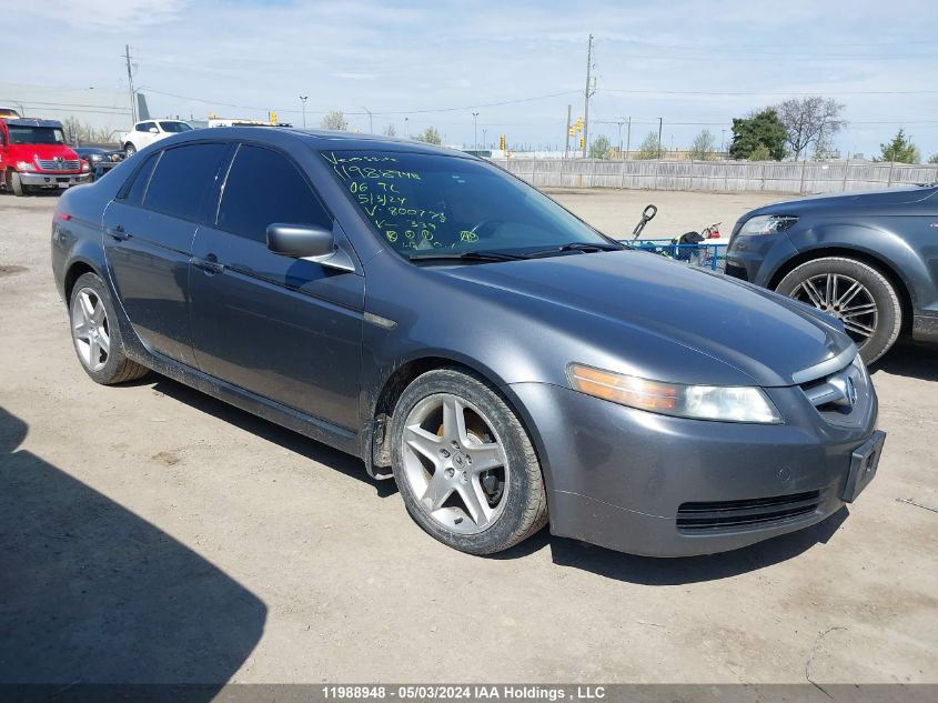 2006 Acura Tl VIN: 19UUA65656A800778 Lot: 11988948