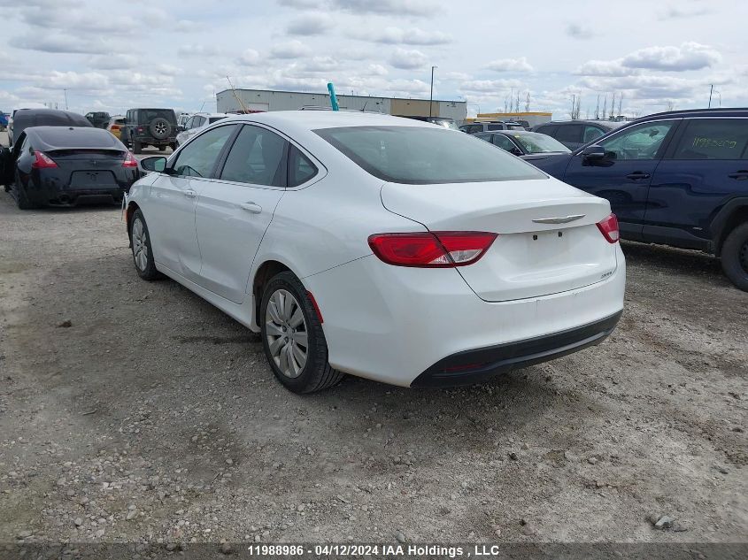 2015 Chrysler 200 Lx VIN: 1C3CCCFB4FN733747 Lot: 51583944