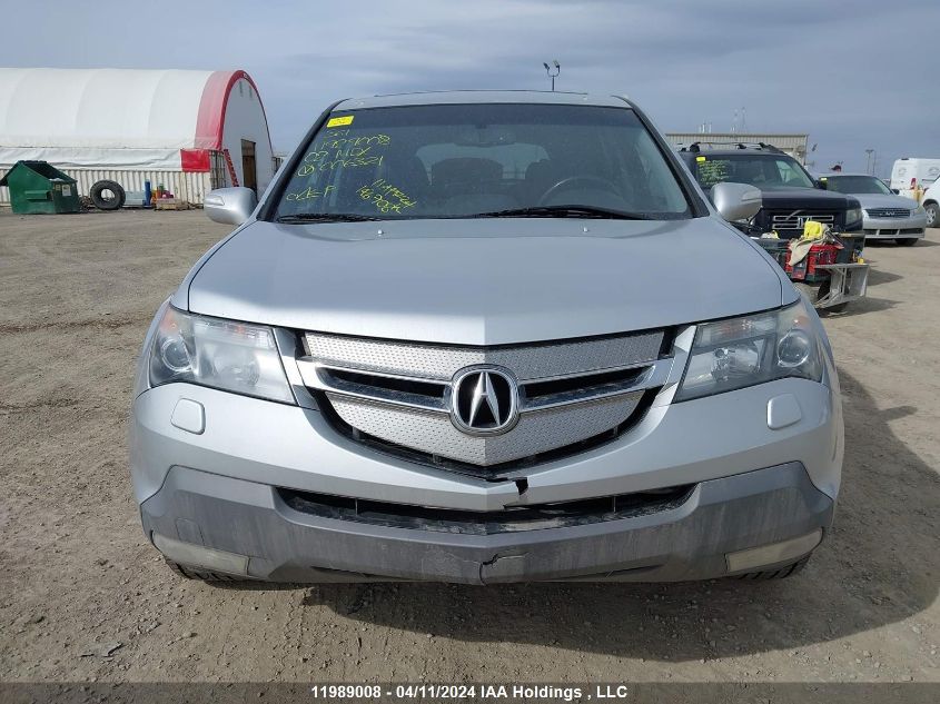 2008 Acura Mdx Technology VIN: 2HNYD28688H006321 Lot: 39227290