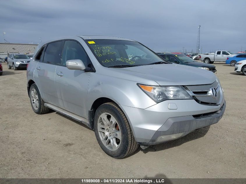 2008 Acura Mdx Technology VIN: 2HNYD28688H006321 Lot: 39227290