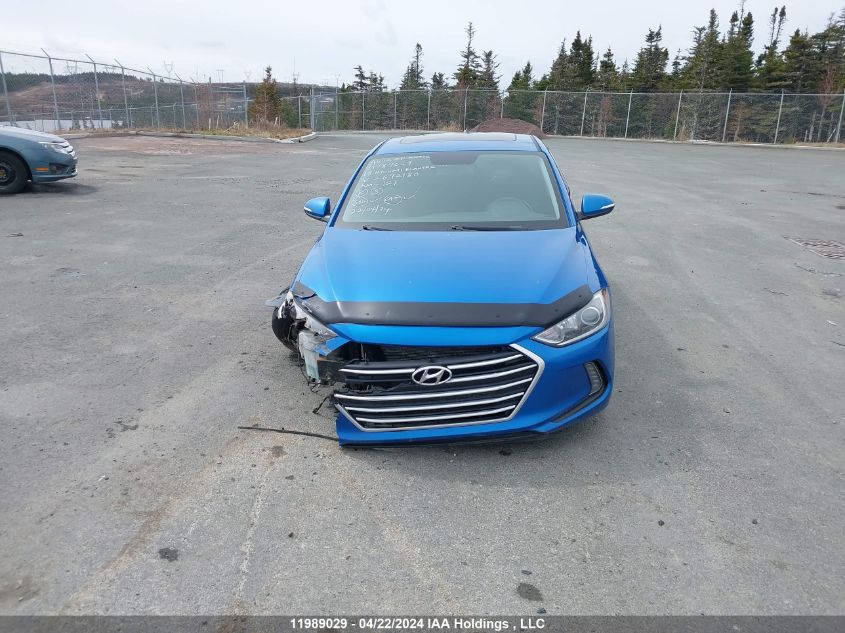 2018 Hyundai Elantra Gl Se VIN: KMHD84LF1JU692180 Lot: 11989029