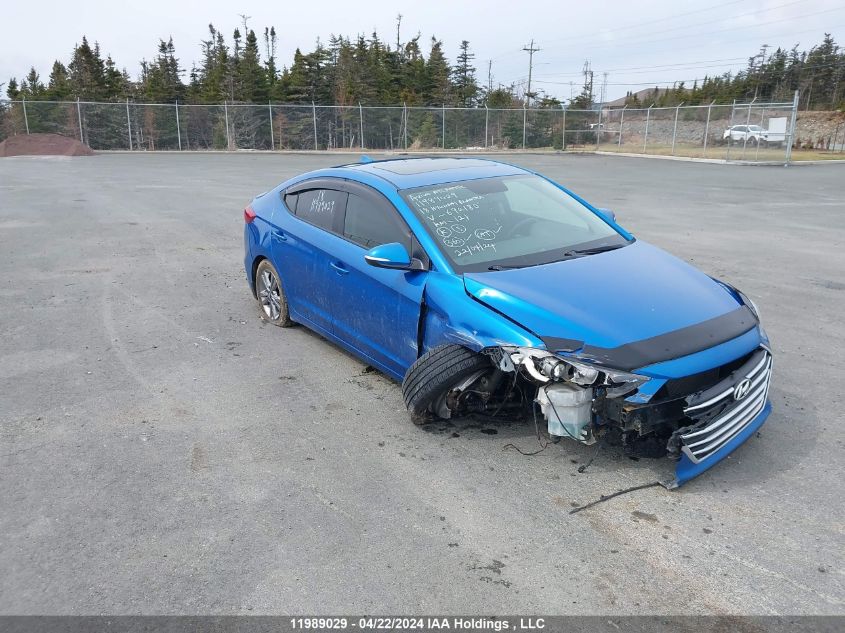 2018 Hyundai Elantra Gl Se VIN: KMHD84LF1JU692180 Lot: 11989029