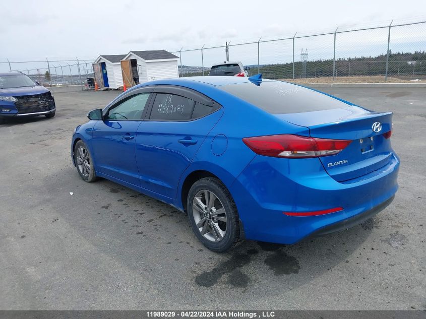 2018 Hyundai Elantra Gl Se VIN: KMHD84LF1JU692180 Lot: 11989029