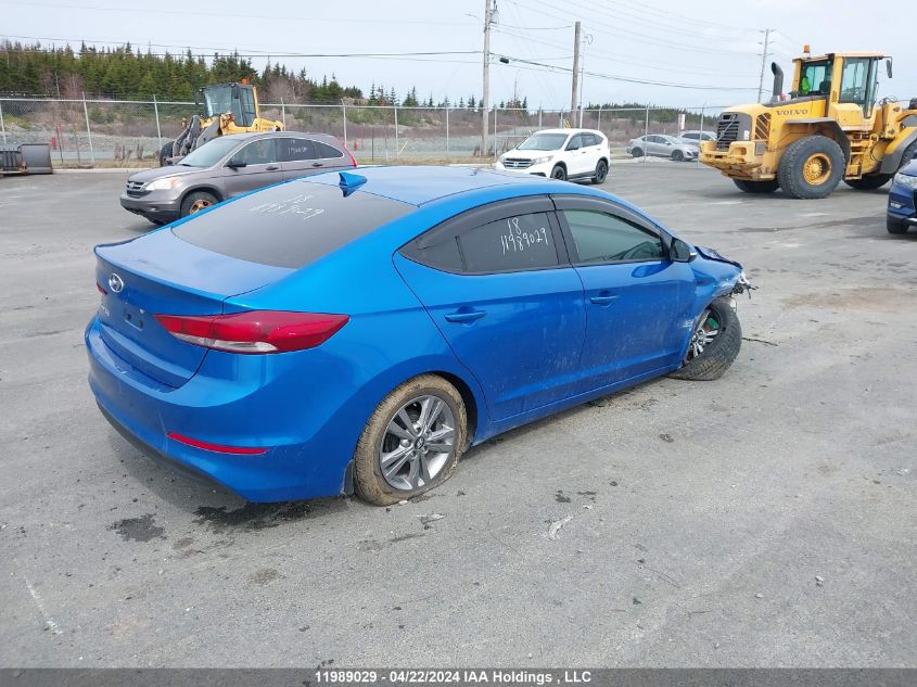 2018 Hyundai Elantra Gl Se VIN: KMHD84LF1JU692180 Lot: 11989029