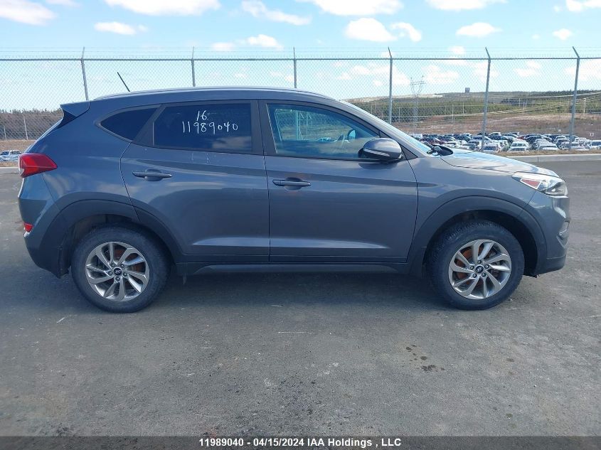 2016 Hyundai Tucson Limited/Sport And Eco/Se VIN: KM8J3CA49GU165915 Lot: 11989040