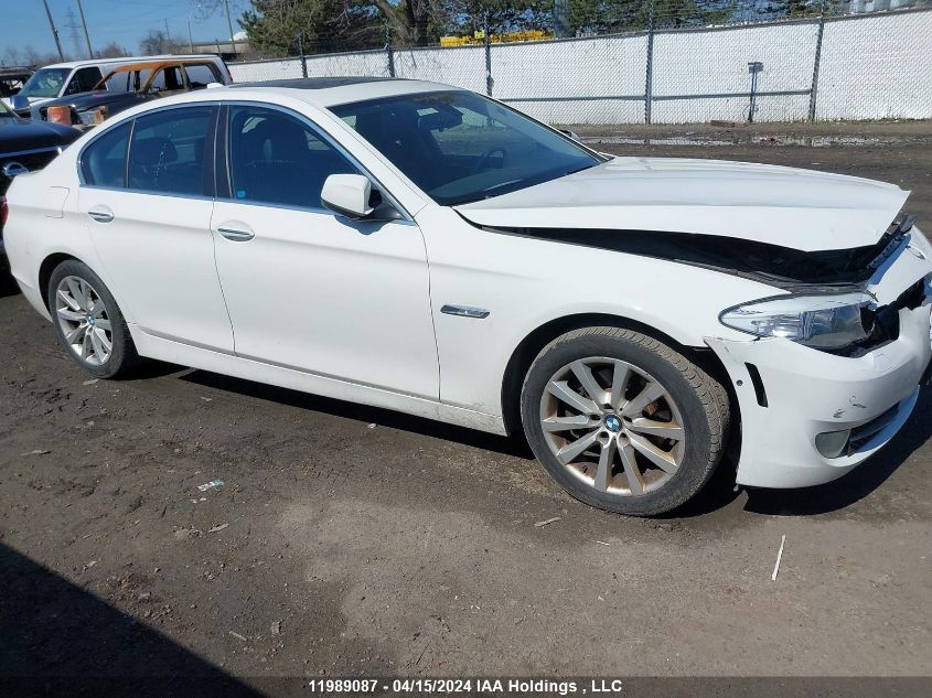 2013 BMW 5 Series 528I xDrive VIN: WBAXH5C55DDW14386 Lot: 11989087