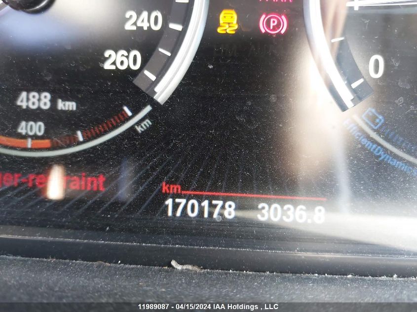 2013 BMW 5 Series 528I xDrive VIN: WBAXH5C55DDW14386 Lot: 11989087