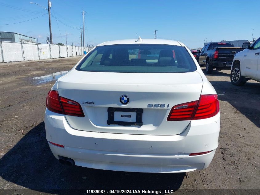 2013 BMW 5 Series 528I xDrive VIN: WBAXH5C55DDW14386 Lot: 11989087