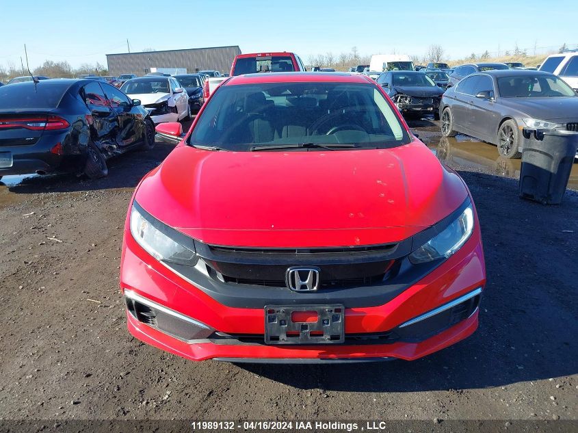 2019 Honda Civic Ex VIN: 2HGFC2F7XKH006910 Lot: 11989132