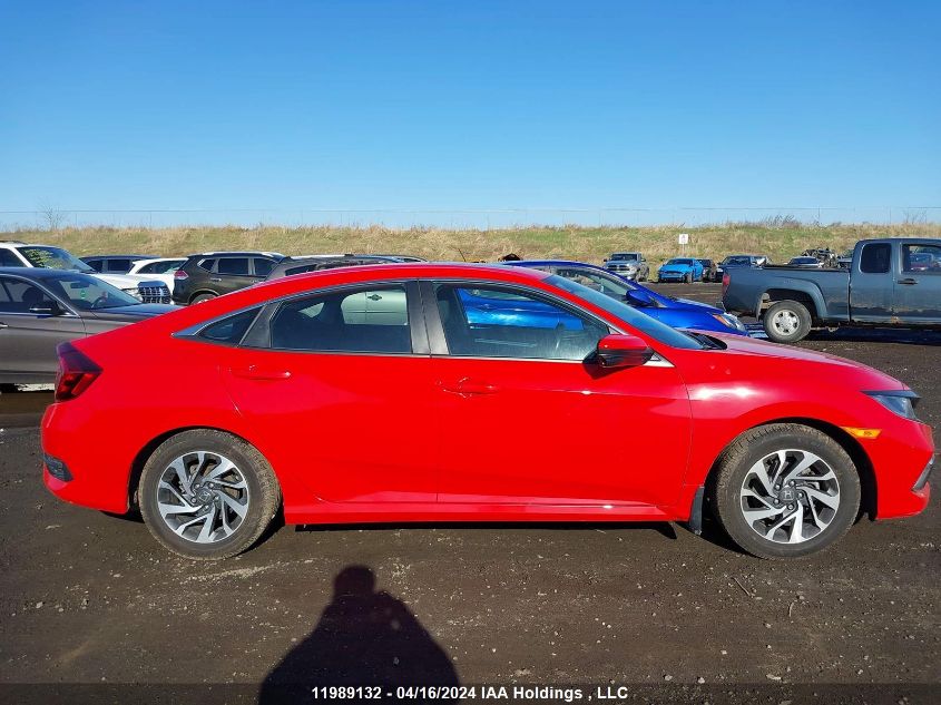 2019 Honda Civic Ex VIN: 2HGFC2F7XKH006910 Lot: 11989132