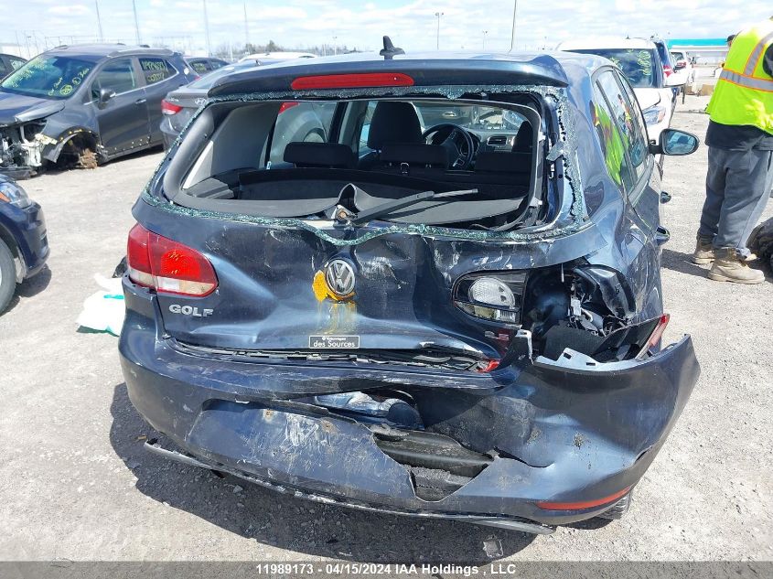 2010 Volkswagen Golf VIN: WVWDA7AJ8AW168403 Lot: 11989173