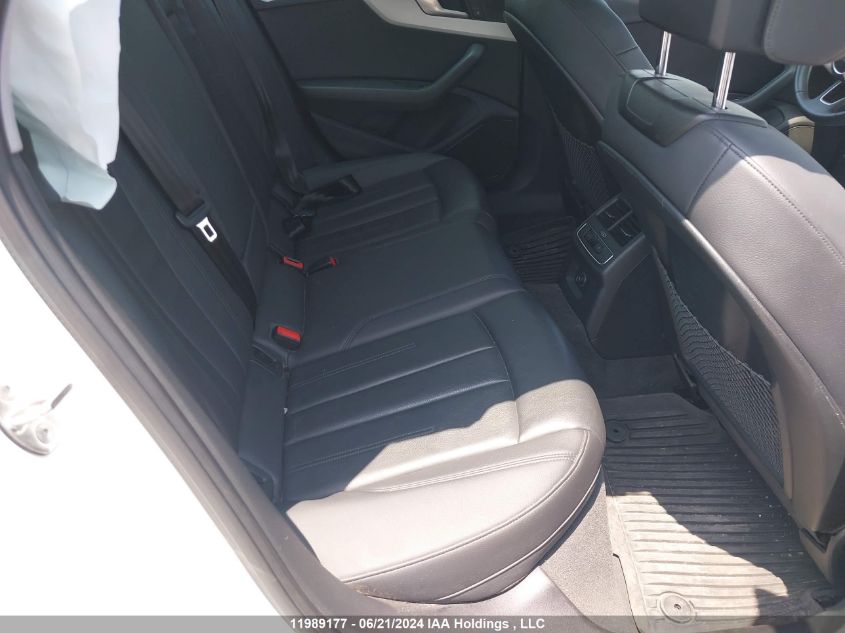 2019 Audi A4 VIN: WAUGMAF43KA120856 Lot: 11989177