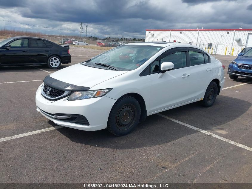 2014 Honda Civic Sedan VIN: 2HGFB2F55EH036211 Lot: 11989207