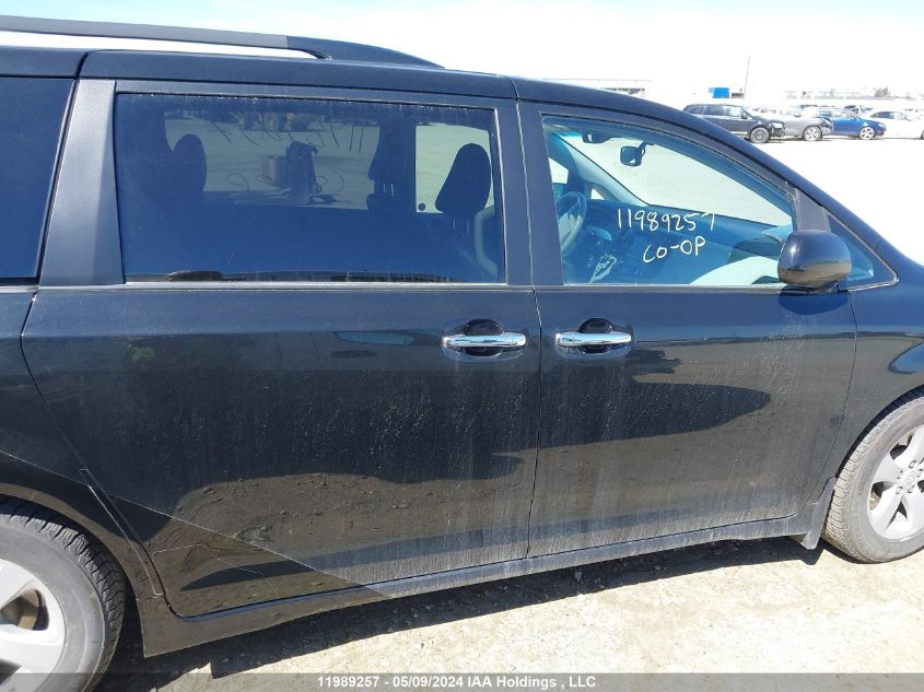 2013 Toyota Sienna Se 8 Passenger VIN: 5TDXK3DC1DS396957 Lot: 11989257