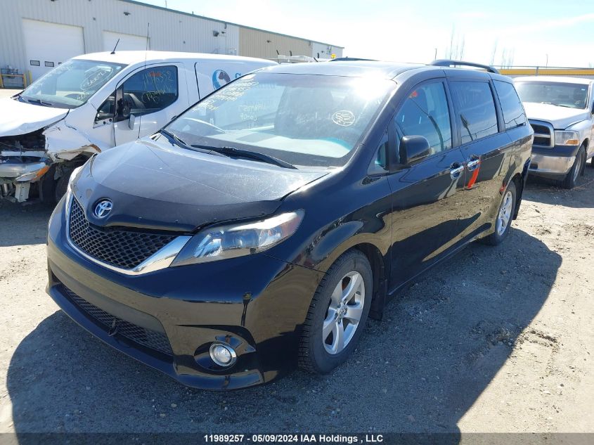 2013 Toyota Sienna Se 8 Passenger VIN: 5TDXK3DC1DS396957 Lot: 11989257