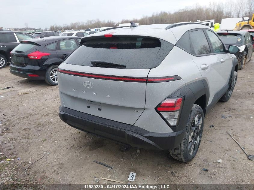 2024 Hyundai Kona Sel VIN: KM8HBCAB7RU113377 Lot: 11989280