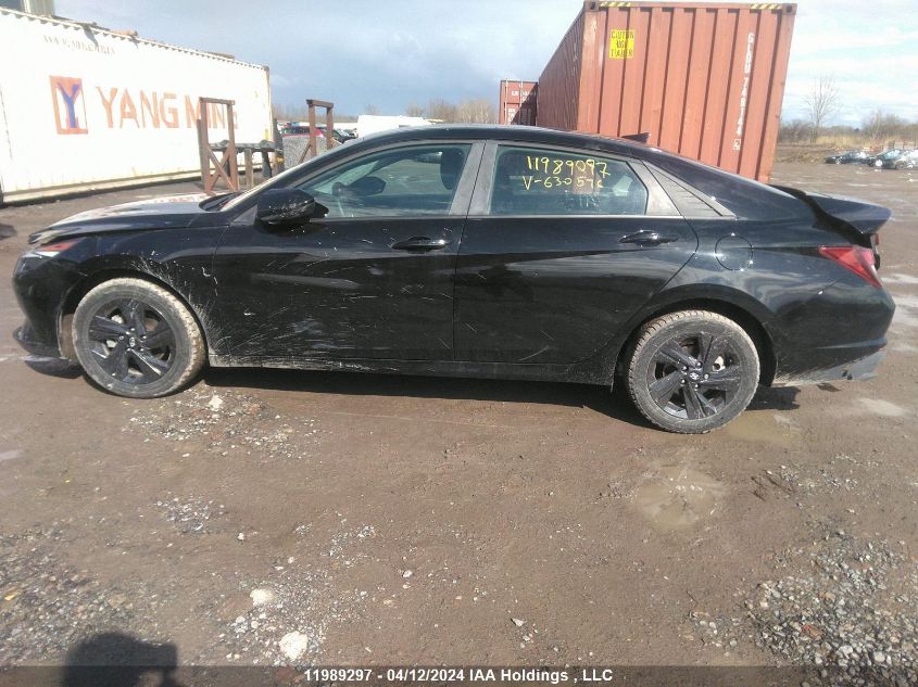 2023 Hyundai Elantra Preferred Ivt With Tech Package VIN: KMHLM4AG3PU630596 Lot: 11989297