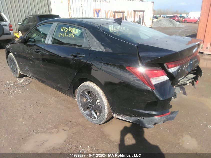 2023 Hyundai Elantra Preferred Ivt With Tech Package VIN: KMHLM4AG3PU630596 Lot: 11989297