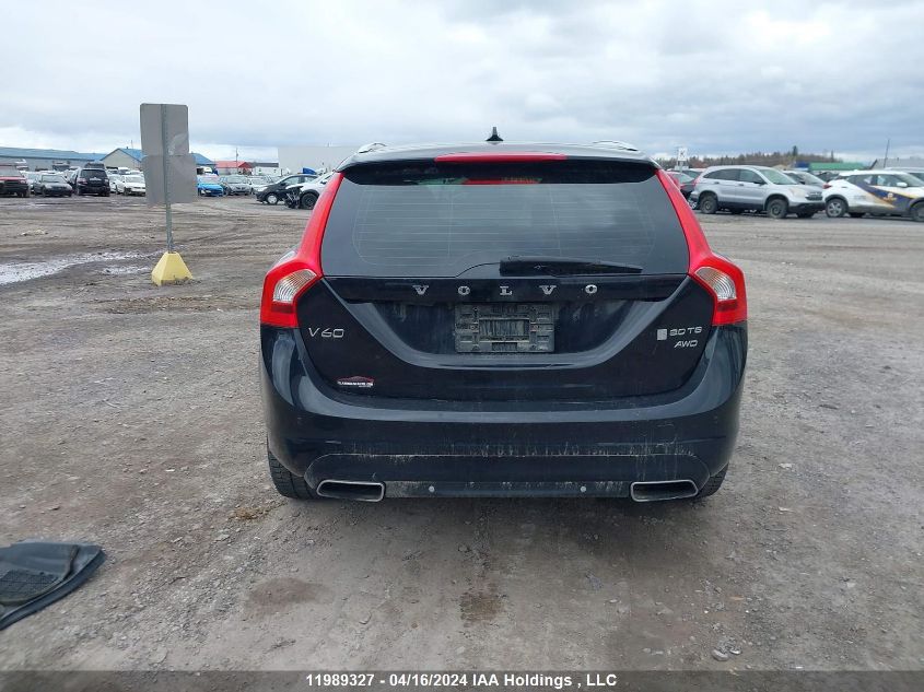 2016 Volvo V60 VIN: YV1902SK9G1295034 Lot: 11989327