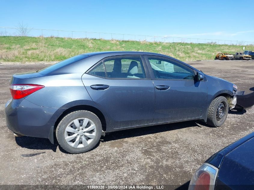 2014 Toyota Corolla L/Le/Le Pls/Prm/S/S Pls VIN: 2T1BURHE7EC160164 Lot: 11989328