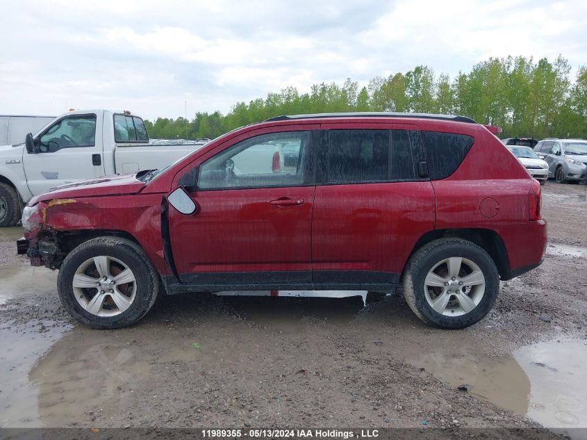 2016 Jeep Compass Sport/North VIN: 1C4NJDAB7GD594017 Lot: 11989355